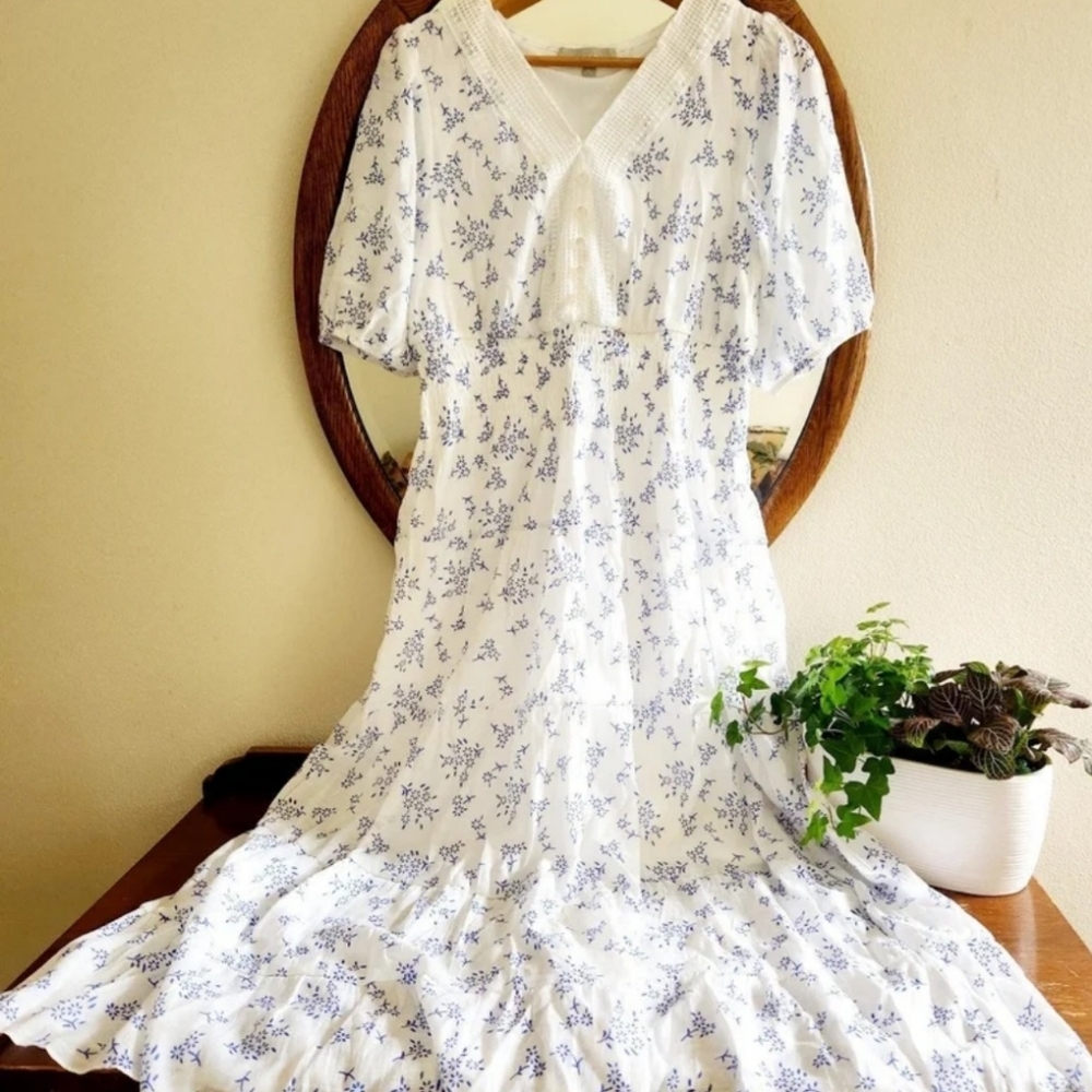J Gee Cottagecore Floral Dress